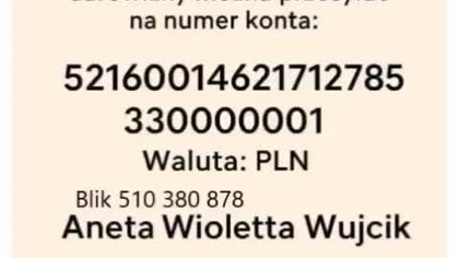 pomoc Anecie Wujcik