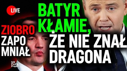 Batyr kłamie, że nie znał Dragona! Ziobro zapomniał! | IPP