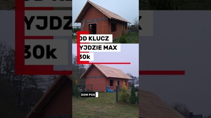 Mega tani dom 70m2 bez pozwolenia na budowę na zwykłe zgłoszenie  Zbuduj sam dom w 2026 