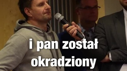 Pracowałem w służbach, okradli mnie..