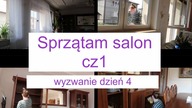 Sprzątam salon cz 1 - wyzwanie dzień 4| Posprzątaj ze mną