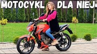 Jaki motocykl dla kobiety? Nowy nabytek Junak Racer 125 #motocykl #junak #motovlog