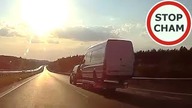 Niebezpieczna jazda z załadowaną lawetą - miota nim jak szatan #1560 Wasze Filmy