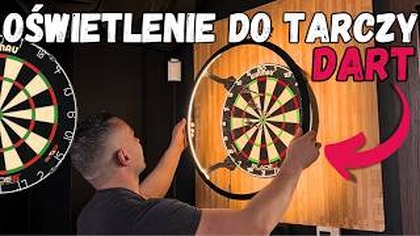 Montaż oświetlenia led do tarczy Dart | Gaming Room #dart #darts #winmau