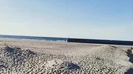 Wrota Sztormowe, Jamneński Nurt, plaża, morze - SK na rowerach! ;)