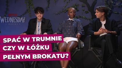 Aktorzy z Wednesday mówią po polsku! Wyjawili, jaka naprawdę jest Jenna Ortega