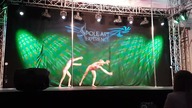 Pole Dance Kids zawody 2018, Oliwia i Klaudia kat duety