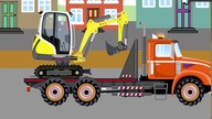 Mini excavatos - Construction Machinery For Baby | Excavator Street Vehicles -Street Vehicles Series