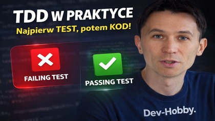 TDD w praktyce C# . NET.  Unit Testy, które PROJEKTUJĄ kod Test-Driven Development.  C# OOP Kurs cz. 12