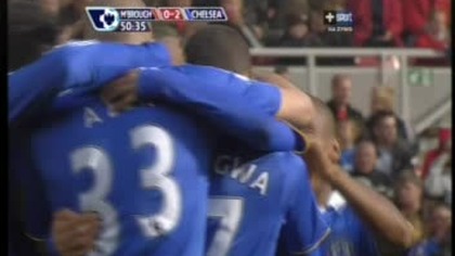 Premier League sezon 2008/2009 Boro 0-2 Chelsea Belletti