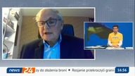 News 24 - Końc&oacute;wka programu na żywo, wielokrotnie powtarzający się ident i pauza (24. 02. 202