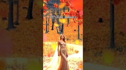 Sobota w złotej sukience...   #shorts #sobota #dzieńdobry #milejsoboty #życzenia #dc #jesień