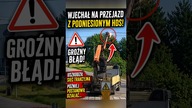 HDS na przejeździe i kosztowny błąd.  Na szczęście obyło się bez tragedii.  #kolej #droga #shorts