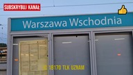 IC 18170 TLK UZNAM Warszawa Wschodnia - Świnoujście - Polish Intercity Train - Tanie Kolejowanie