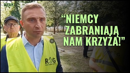 Szarpanina Bąkiewicza z niemiecką policją.   Będzie skandal międzynarodowy