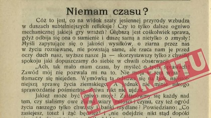 [300] Niemam czasu? (1922) K. Z + nagranie archiwalne