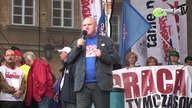 W obronie praw i miejsc pracy - wspólny protest związków zawodowych