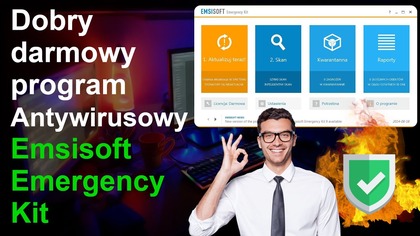 Dobry bezpłatny program antywirusowy Emsisoft Emergency Kit  Opinia