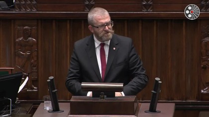 Grzegorz Braun - oświadczenie poselskie (16.08.2023)