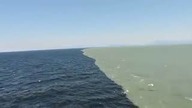 Płaska Ziemia Ocean Atlantyk i Pacyfik stykają się pośrodku Oceanii