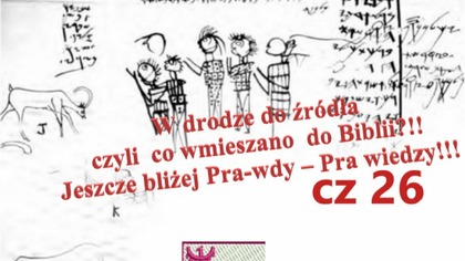 W drodze do źródła!!! cz 26 terminoloogia bibli hebrajskiej ciąg dalszy