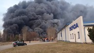 Pożar Cersanitu w Starachowicach