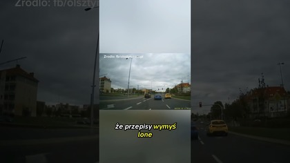 Kierowca BMW w Olsztynie: co on zrobił?  #olsztyn #bmw #shorts