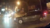 Niefortunny wjazd na czerwonym świetle