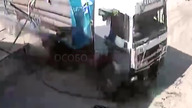 Wypadek ciężarówki na Ukrainie