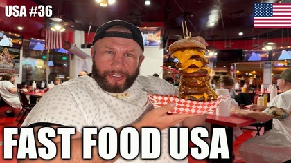 Testuję FAST FOOD w USA!  Jak oni mogą to jeść???