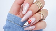 autumn mushroom nails art tutorial / ezebra.pl /Silcare So PRO