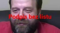 podpis bez listu