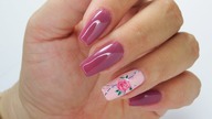Romantic Rose nails art tutorial/ Gabrielle Charbonne