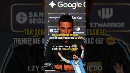 Trener Argentyny nie mógł powstrzymać łez po ostatnim meczu Leo Messiego dla reprezentacji 