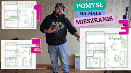 Układy funkcjonalne mieszkania 27m2