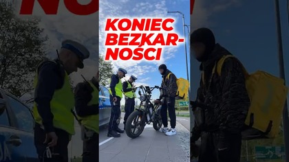 Policja sprawdza e-rowery 