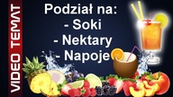 Co to jest Sok, Nektar i Napój - różnice w tych piciach