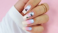 Pastel summer ombre nails art / Gabrielle Nails Charbonne