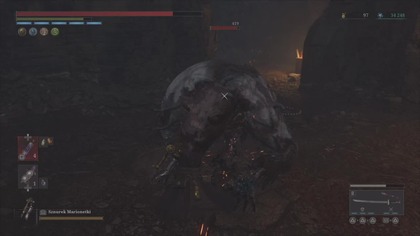 Lies of P - Przeciwnik : Niedźwiedź w jaskini