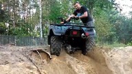 ATV Yamaha Big Bear 350 4x4 Off road wyciąganie quada GoPro