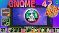 GNOME 42 BETA na przykładzie Linux GNOME OS REAL HARDWARE Bezpośrednie porównanie Gnome 41 do 42