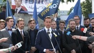 Briefing prasowy w Opolu - Krzysztof Bosak