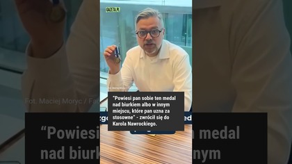 Polski weteran odesłał medal Nawrockiemu.  Matecki grzmi #shorts