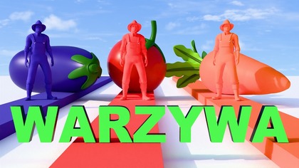 Nauka kolorów i warzyw z rolnikiem